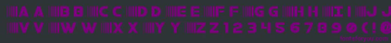 bamftitle Font – Purple Fonts on Black Background