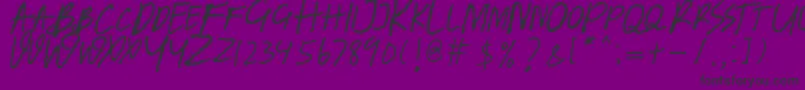 Lisätietoja BANDEM REGULER-fontista BANDEM REGULER-fontti – mustat fontit violetilla taustalla