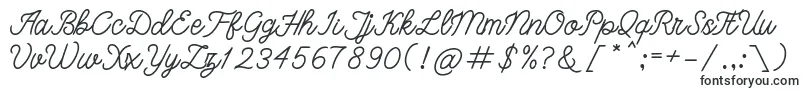 bangkar Font – Tattoo Fonts