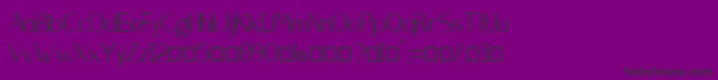 Bangunan Font – Black Fonts on Purple Background