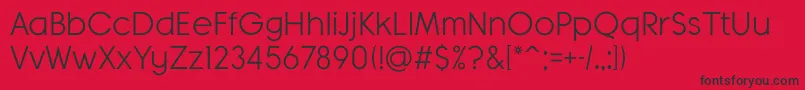 BanksMilesSingleLine Font – Black Fonts on Red Background