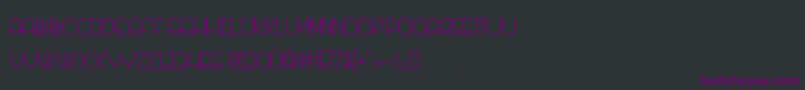 Banquetier Font – Purple Fonts on Black Background