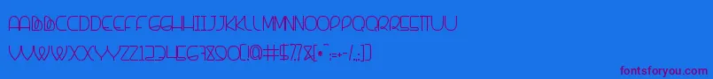 Banquetier-fontti – violetit fontit sinisellä taustalla