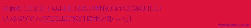 En savoir plus sur la police Banquetier Police Banquetier – polices violettes sur fond rouge