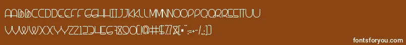 Banquetierフォントについての詳細 フォントBanquetier – 茶色の背景に白い文字