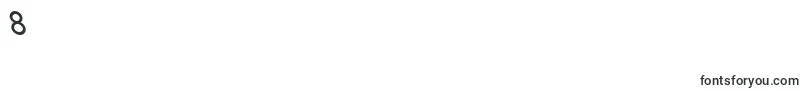 LitheleftyBold Font – Fonts for Digit 8