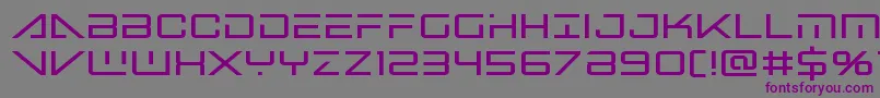 bansheepilotbold1 Font – Purple Fonts on Gray Background