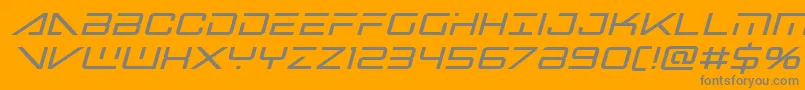 fuente bansheepilotboldital1 – Fuentes Grises Sobre Fondo Naranja