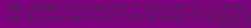 bansheepilotexpand1 Font – Black Fonts on Purple Background