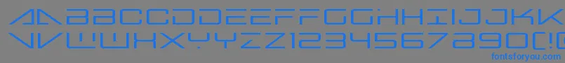 bansheepilotexpand1-Schriftart – Blaue Schriften auf grauem Hintergrund