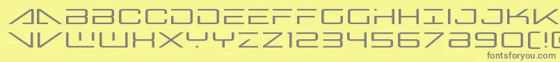 bansheepilotexpand1-Schriftart – Graue Schriften auf gelbem Hintergrund