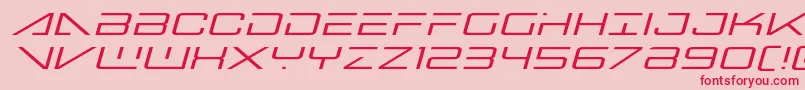 bansheepilotexpandital1-Schriftart – Rote Schriften auf rosa Hintergrund