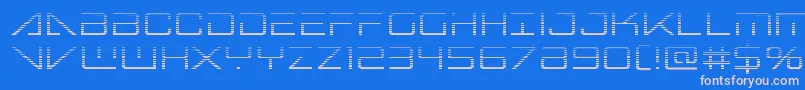 Шрифт bansheepilotgrad1 – розовые шрифты на синем фоне