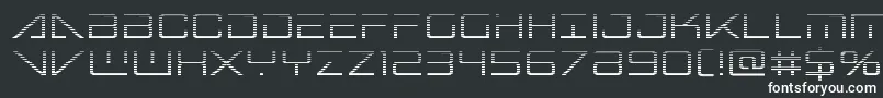 Шрифт bansheepilotgrad1 – белые шрифты на чёрном фоне
