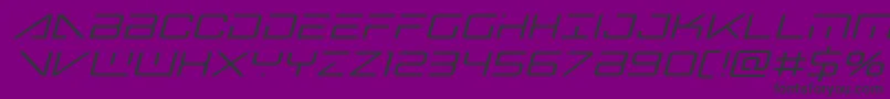 Weitere Informationen zur bansheepilotital1-Schriftart bansheepilotital1-Schriftart – Schwarze Schriften auf violettem Hintergrund