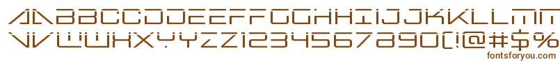 bansheepilotlaser1-fontti – ruskeat fontit
