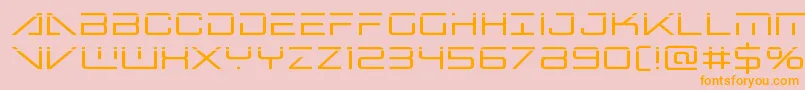 More about bansheepilotlaser1 Font bansheepilotlaser1 Font – Orange Fonts on Pink Background