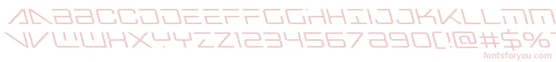 bansheepilotleft1 Font – Pink Fonts on White Background