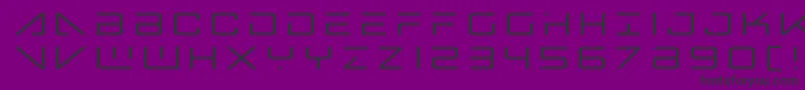bansheepilottitle1 Font – Black Fonts on Purple Background