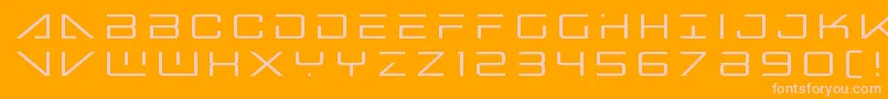 Police bansheepilottitle1 – polices roses sur fond orange