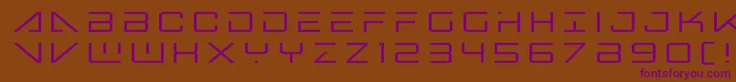 bansheepilottitle1-fontti – violetit fontit ruskealla taustalla