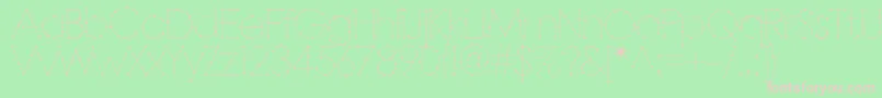 BARBAR   Font – Pink Fonts on Green Background