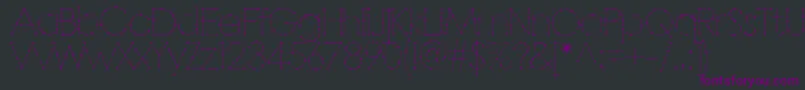 BARBAR   Font – Purple Fonts on Black Background