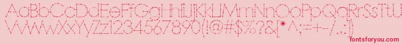 More about BARBAR Font BARBAR Font – Red Fonts on Pink Background