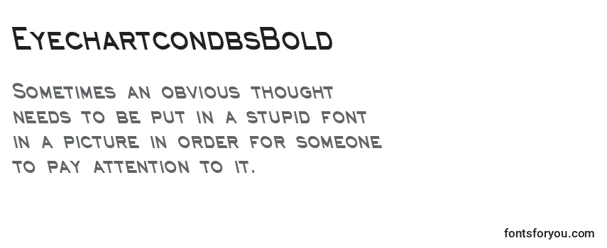EyechartcondbsBold Font