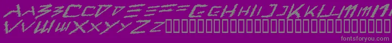 Barbt    Font – Gray Fonts on Purple Background