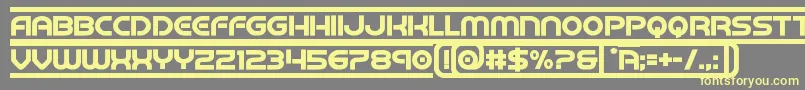 More about barcadbold Font barcadbold Font – Yellow Fonts on Gray Background