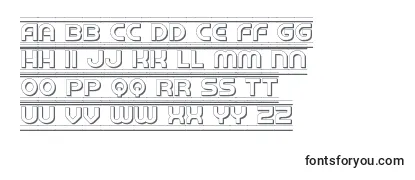 Обзор шрифта Barcade3d