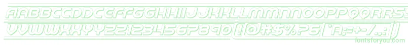 barcade3dital-Schriftart – Grüne Schriften