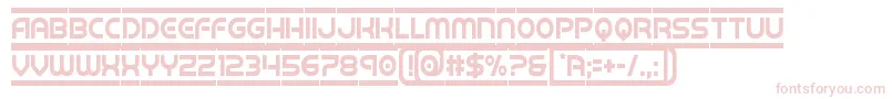 barcadecond Font – Pink Fonts on White Background