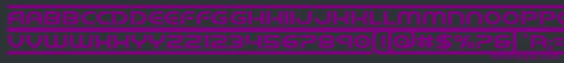 barcadeexpand Font – Purple Fonts on Black Background
