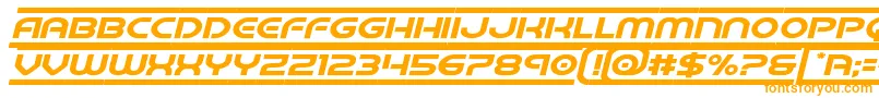 Шрифт barcadeexpandital – оранжевые шрифты