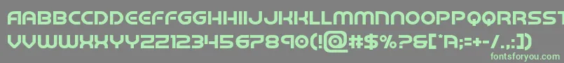 barcadenobar Font – Green Fonts on Gray Background