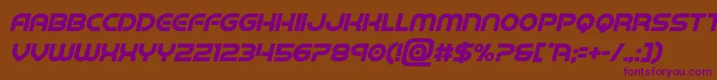 More about barcadnobarboldital Font barcadnobarboldital Font – Purple Fonts on Brown Background