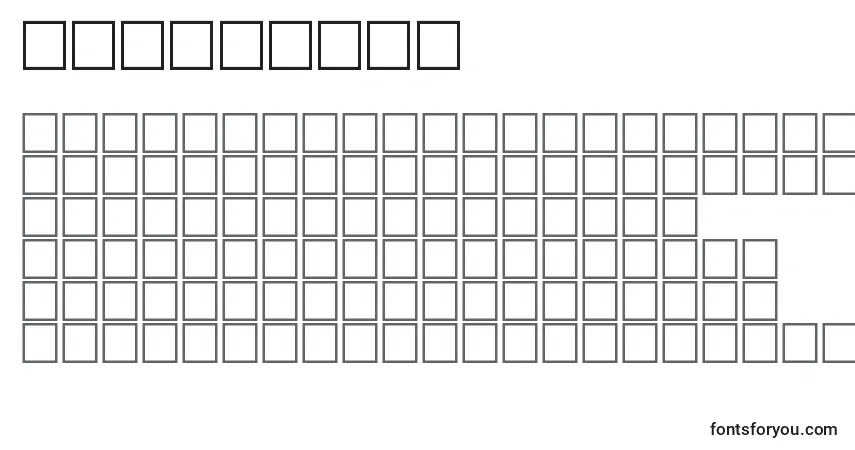 Czcionka Barcoding (120725) – alfabet, cyfry, specjalne znaki