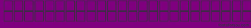 barcoding Font – Black Fonts on Purple Background