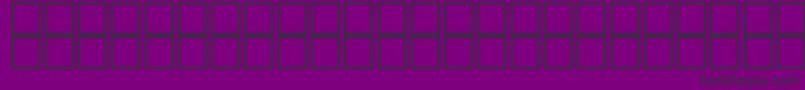 フォントbarcoding – 紫の背景に黒い文字