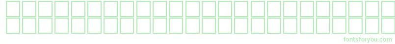 barcoding-Schriftart – Grüne Schriften auf weißem Hintergrund
