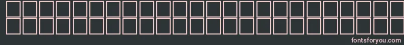 barcoding Font – Pink Fonts on Black Background