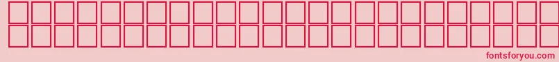 Шрифт barcoding – красные шрифты на розовом фоне