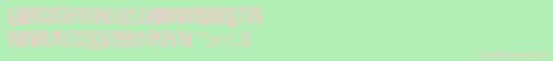 ITellYouAllMySecretsDemo Font – Pink Fonts on Green Background