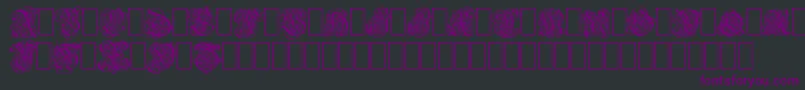 Police barock1 – polices violettes sur fond noir