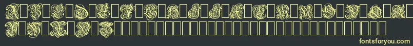 Saiba mais sobre a fonte barock1 Fonte barock1 – fontes amarelas em um fundo preto