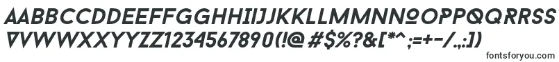 Шрифт Baron Neue Bold Italic – шрифты для Google Chrome