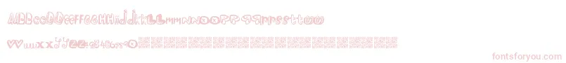 Pleasureriot Font – Pink Fonts on White Background