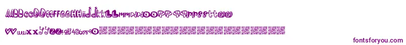 Pleasureriot-fontti – violetit fontit